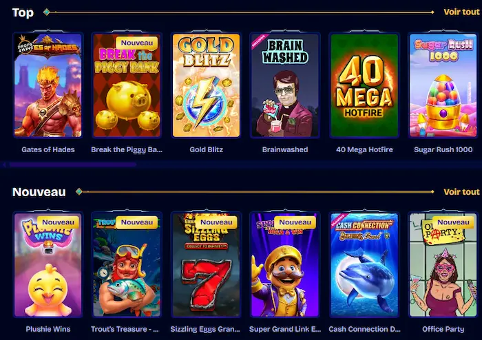WishWin Casino Jeux